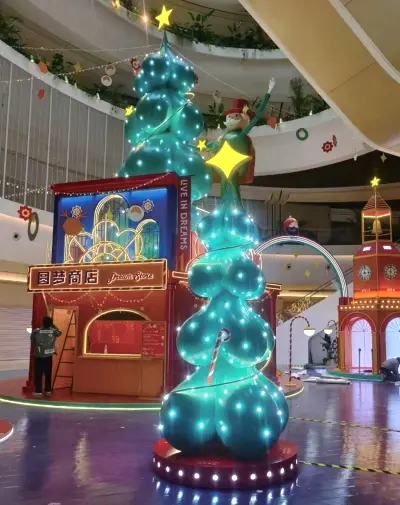 Commercial FRP Sculpture Shopping Mall Centerpiece-Custom Fiberglass Sculpture Services