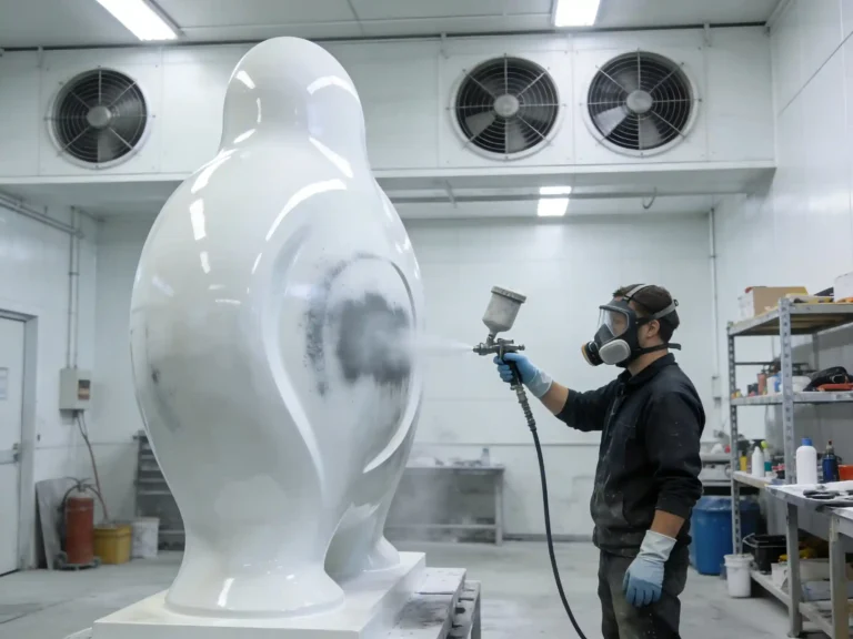 Painting Process to Create Stunning Custom Fiberglass Sculptures
