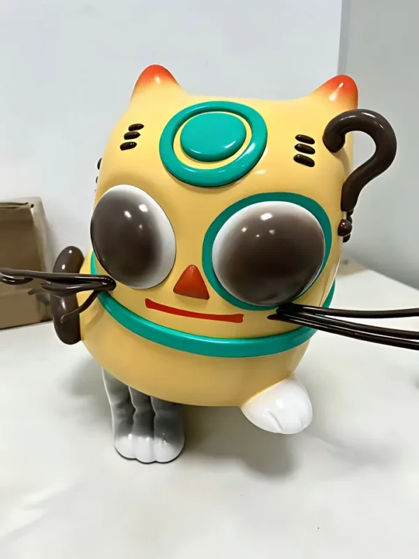 Custom cartoon fiberglass sculpture, 3D-printed mascot statue for brand display from custom fiberglass sculpture manufacturer