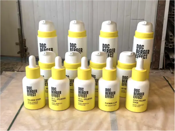 Custom display product bottles for retail