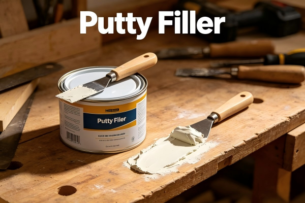 Putty filler for surface finishing in Structural Fiberglass Repair