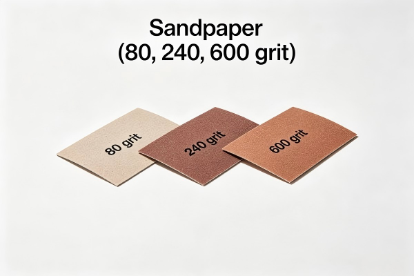 80/240/600 grit sandpaper for Structural Fiberglass Repair polishing