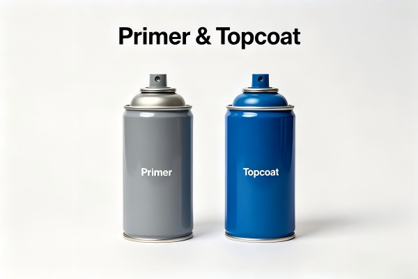 Primer and topcoat paint for Structural Fiberglass Repair restoration