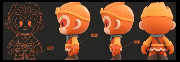 3D scanning and digital modelling for IP character replication FRP sculpture