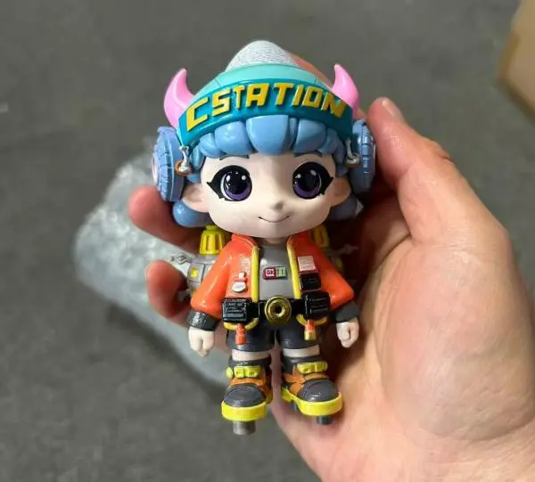 3D print FRP fiberglass custom sculpture, custom brand IP cartoon character figurine prototype manufactured with 3D printing